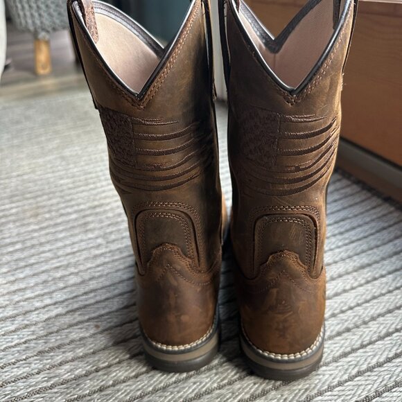 Ariat Leather Cowboy Boots - Picture 2 of 6